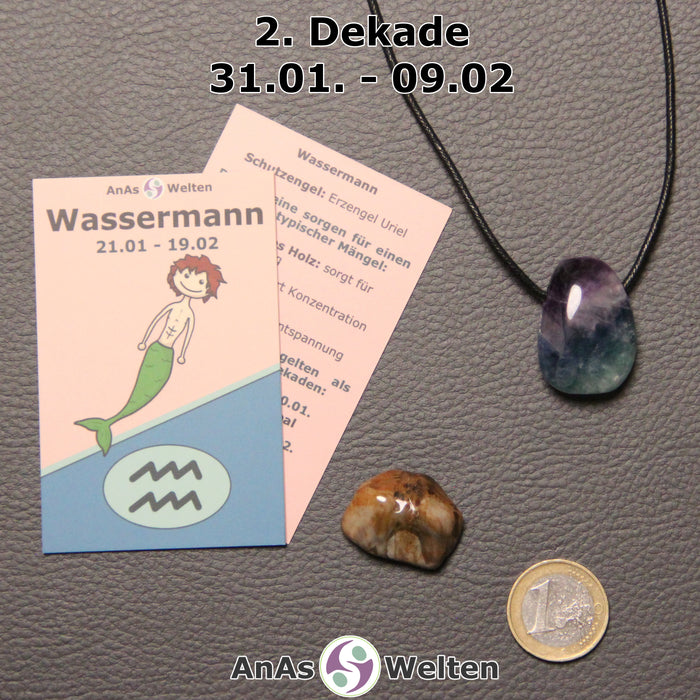 Sternzeichen Steine Set Wassermann